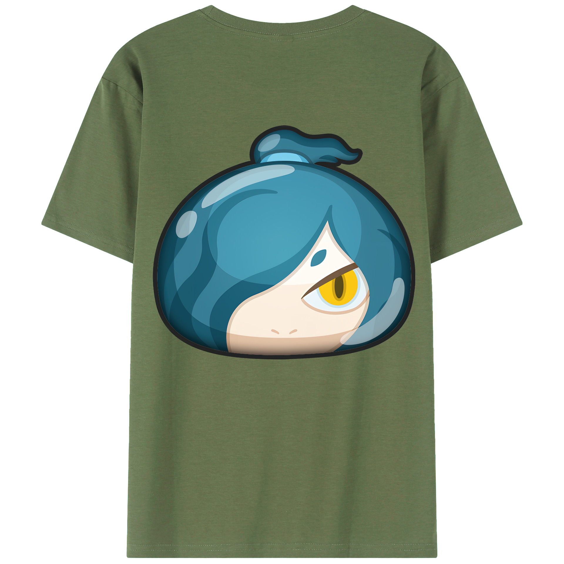 （画像用） 妖怪ウォッチ Yo-kai Watch 綿100％ メンズ半袖Tシャツ（バックプリント） 通気性